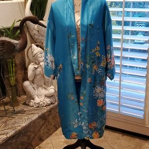 Turquoise blue caftan